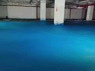 藍(lán)色金剛砂地坪